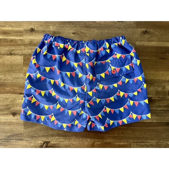 Rachel Riley Seaside Collection Blue Red Yellow Bunting Swim Shorts European 4 - Picture 3 of 7